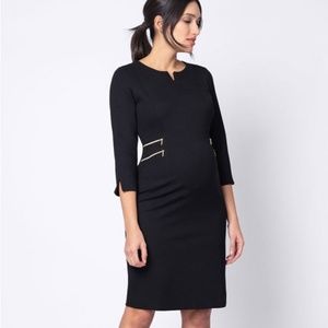 Seraphine Black Maternity Dress